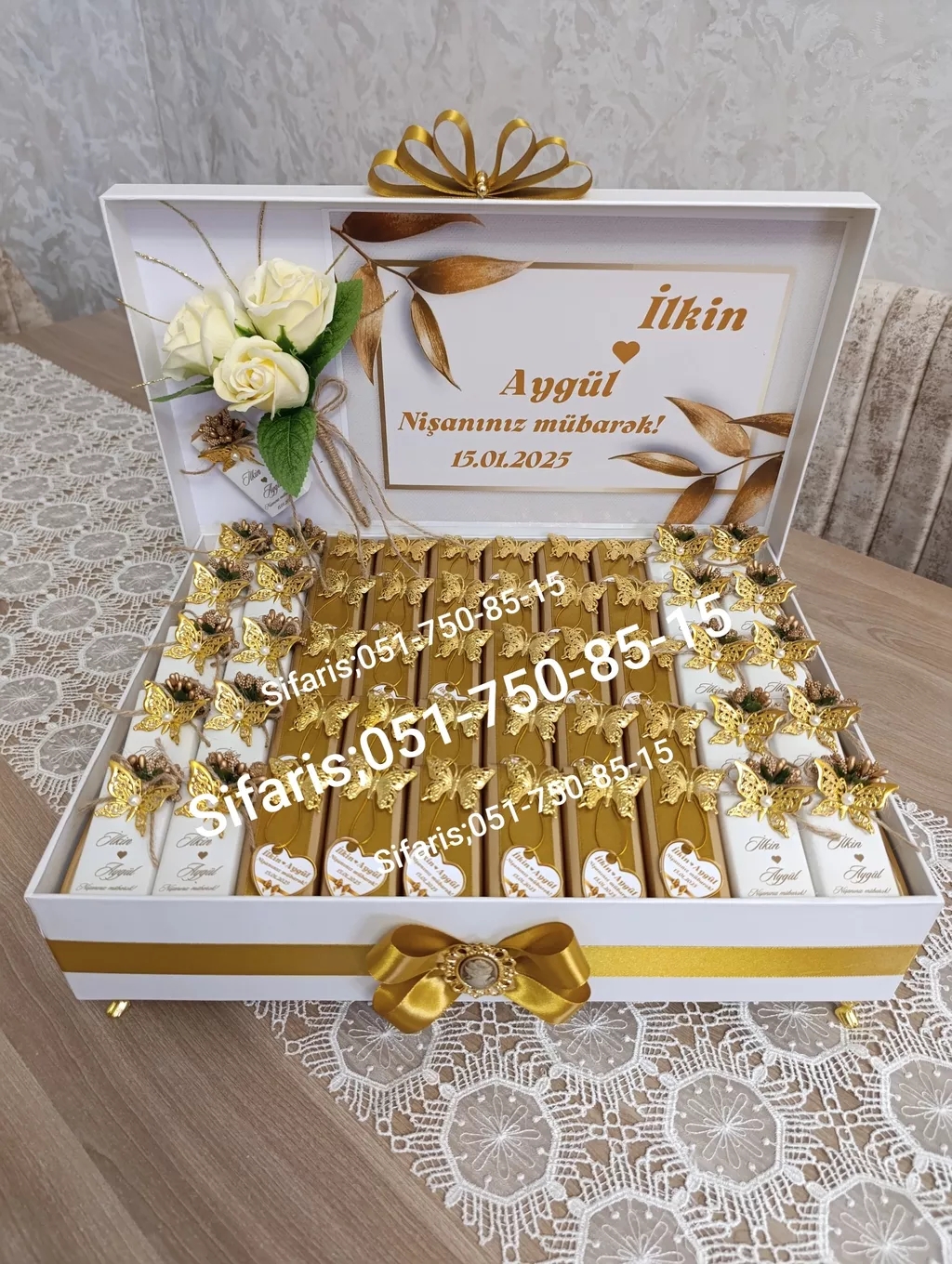 Nisan konfetleri sifarisle bezedilir.Sifarisler en az 2-3