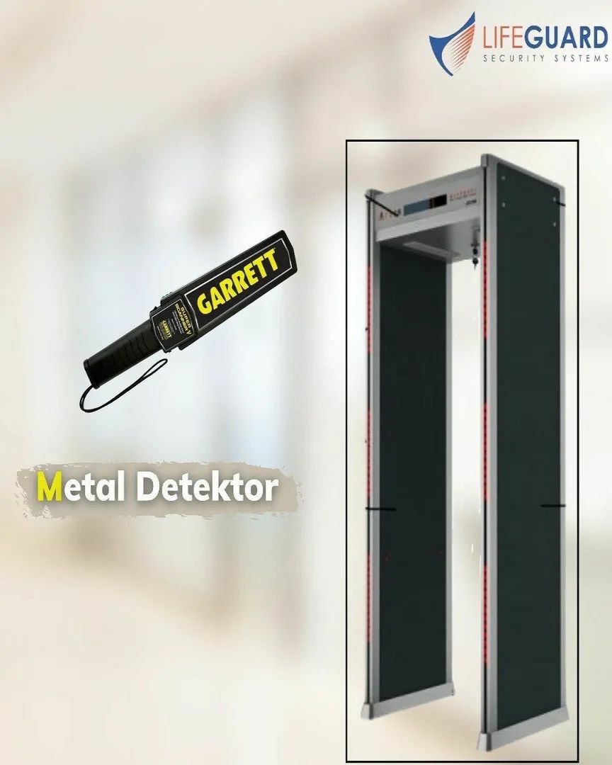 Metal detektor iki cür olur - Qapı tipli metal detektor, əl